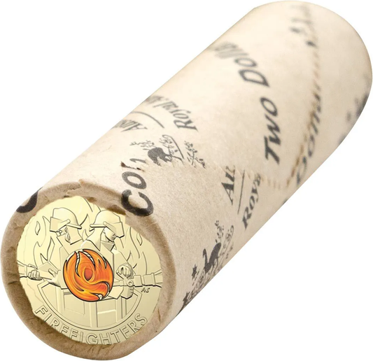 2020 $2 Australia's Firefighters Coloured Uncirculated Mint Roll