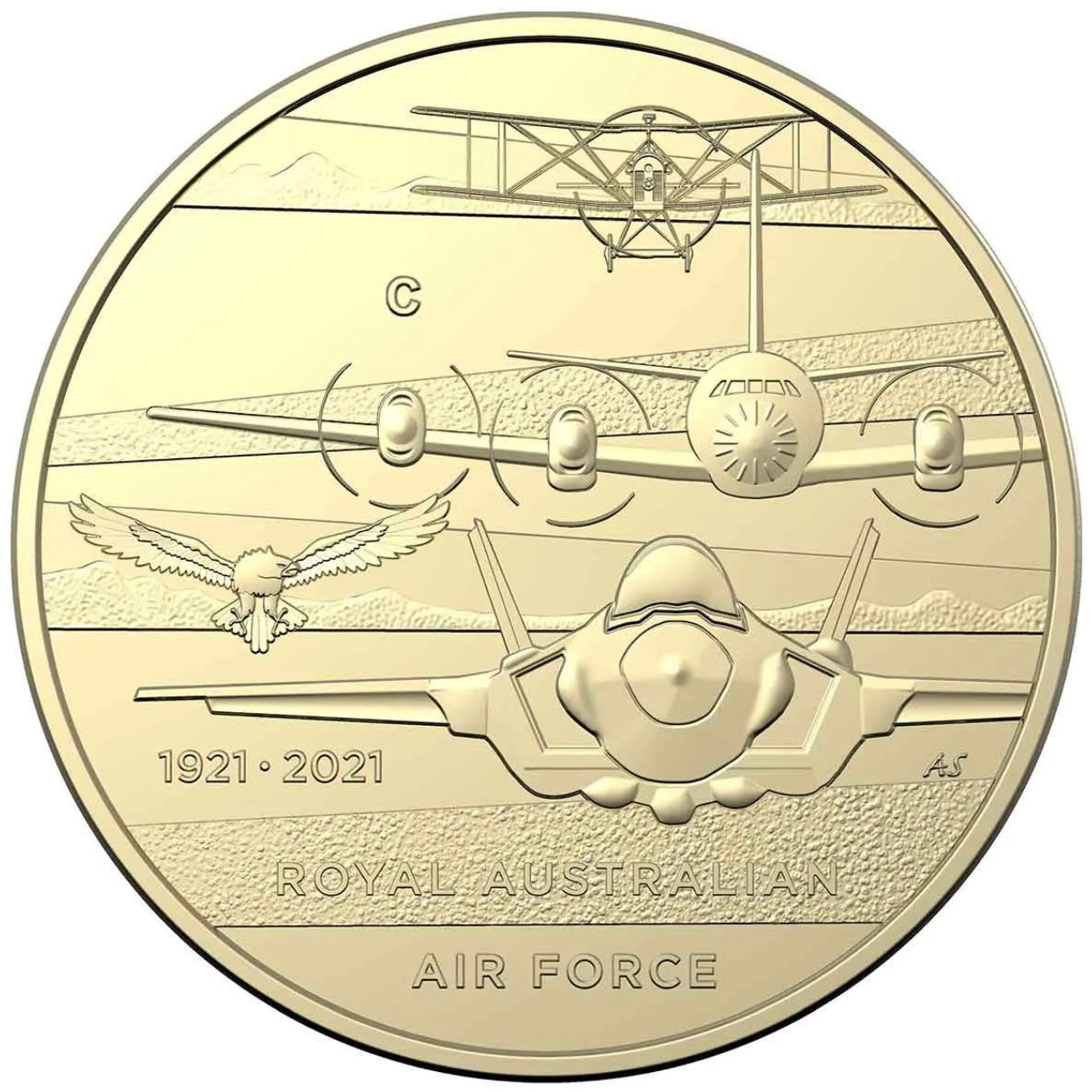 2021 $1 Heroes of The Sky Centenary of The Royal Australian Air Force Uncirculated 4 Coin Set