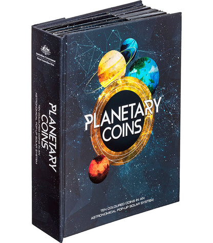 2017 Planetary Coins Astronomical Pop-Up Solar System 10 Coin Set