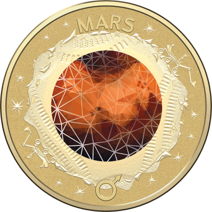 2017 Planetary Coins Astronomical Pop-Up Solar System 10 Coin Set