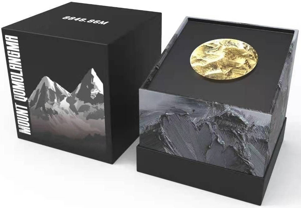 Cameroon 2021 500 Francs Mount Everest Copper High Relief Antiqued Coin