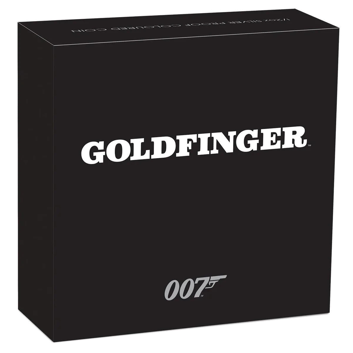 Tuvalu 2021 50c James Bond 007 Goldfinger 1/2oz Silver Coloured Proof Coin