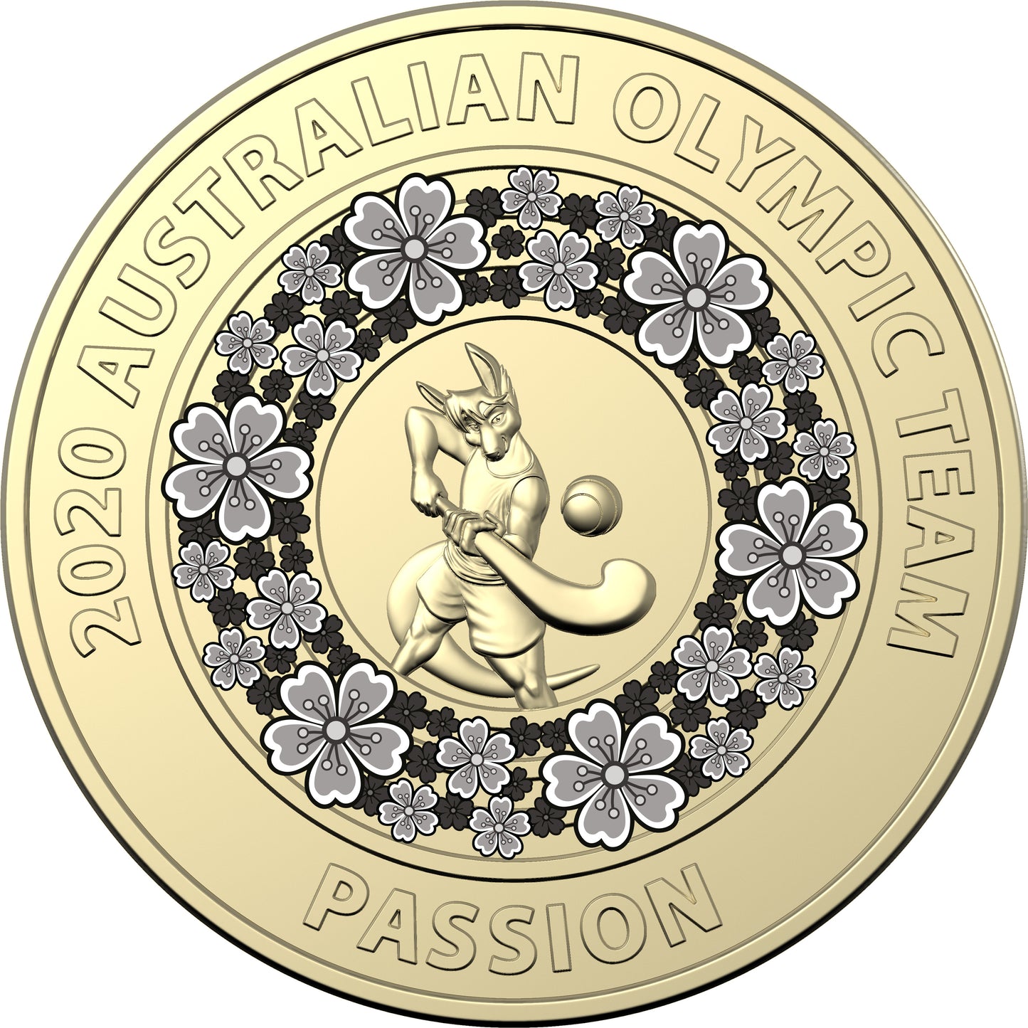 2020 $2 Australian Olympic Team Coloured Uncirculated 5 Coin Set