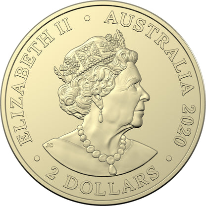2020 $2 Australian Olympic Team Coloured Uncirculated 5 Coin Set