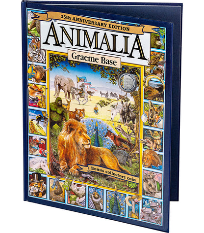2021 20c 35th Anniversary of Animalia Coloured Uncirculated Coin and Book Set