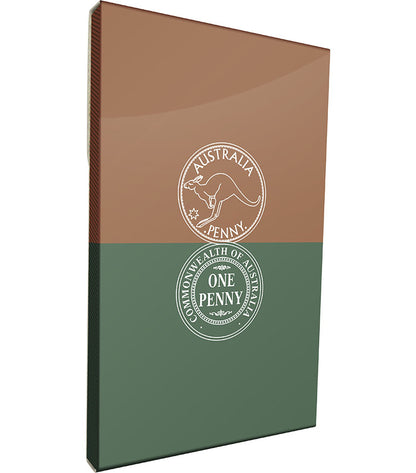 2021 $1 Australian Penny Copper Uncirculated 2 Coin Set