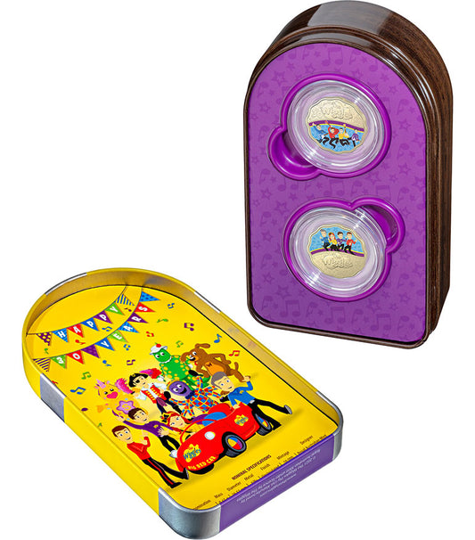 2021 30c 30 Years of The Wiggles Coloured Uncirculated 2 Coin Box Set