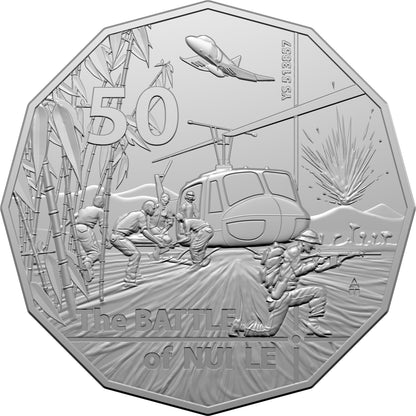 2021 50c Operation Ivanho 50th Anniversary of the Battle of Nui Le Uncirculated Coin