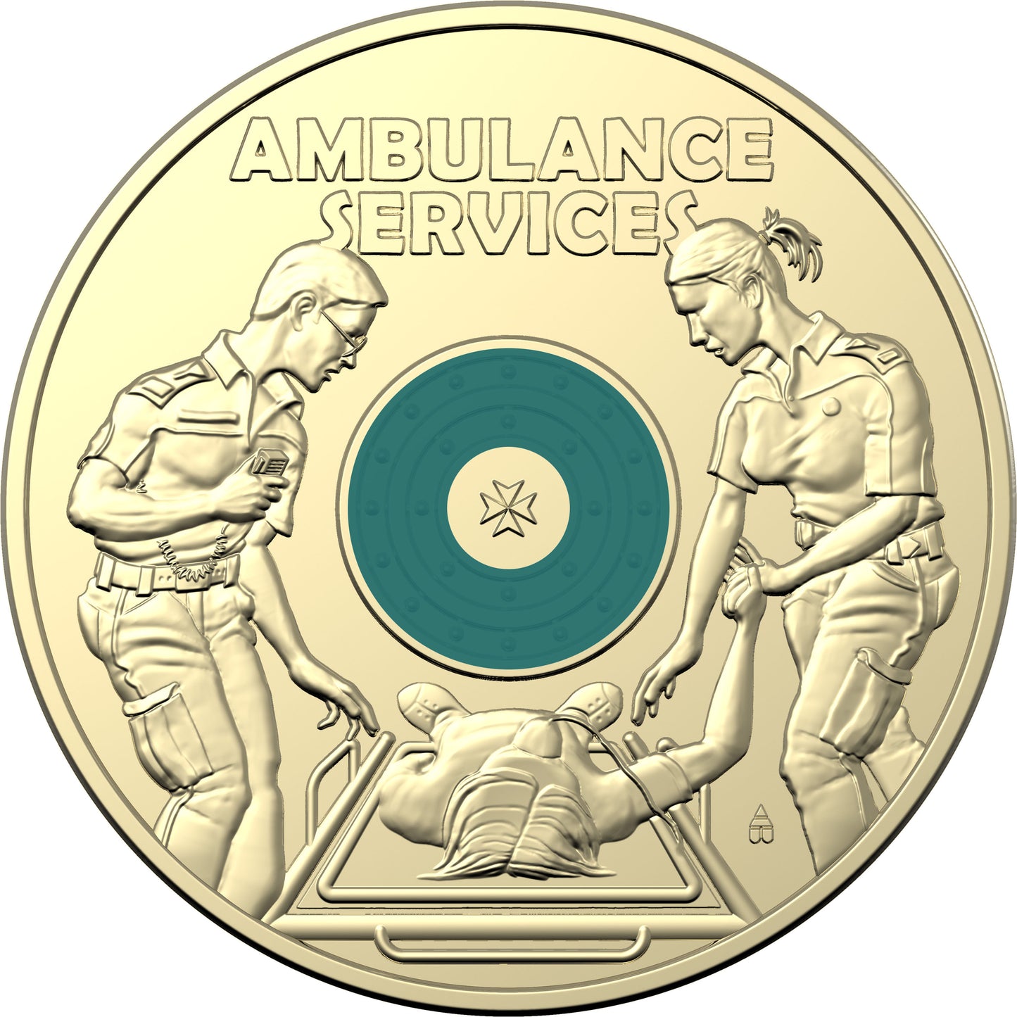 2021 $2 Australian Ambulance Services Coloured Uncirculated Mint Roll