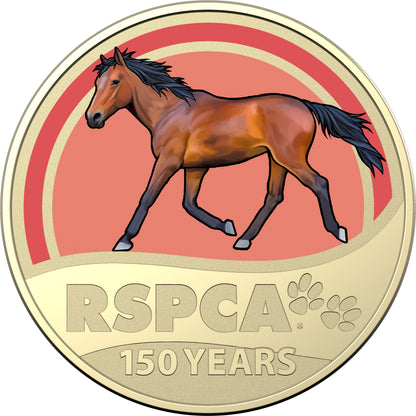 2021 $1 150th Anniversary of The RSPCA Coloured Uncirculated 8 Coin Box Set