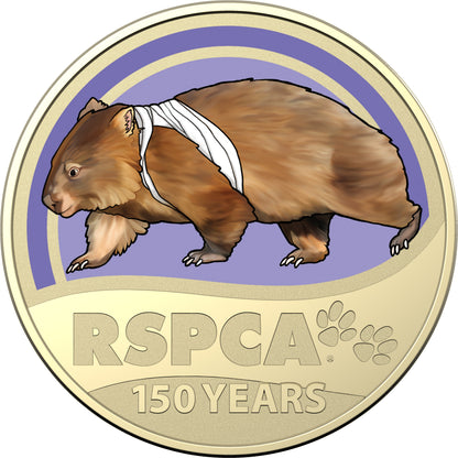2021 $1 150th Anniversary of The RSPCA Coloured Uncirculated 8 Coin Box Set