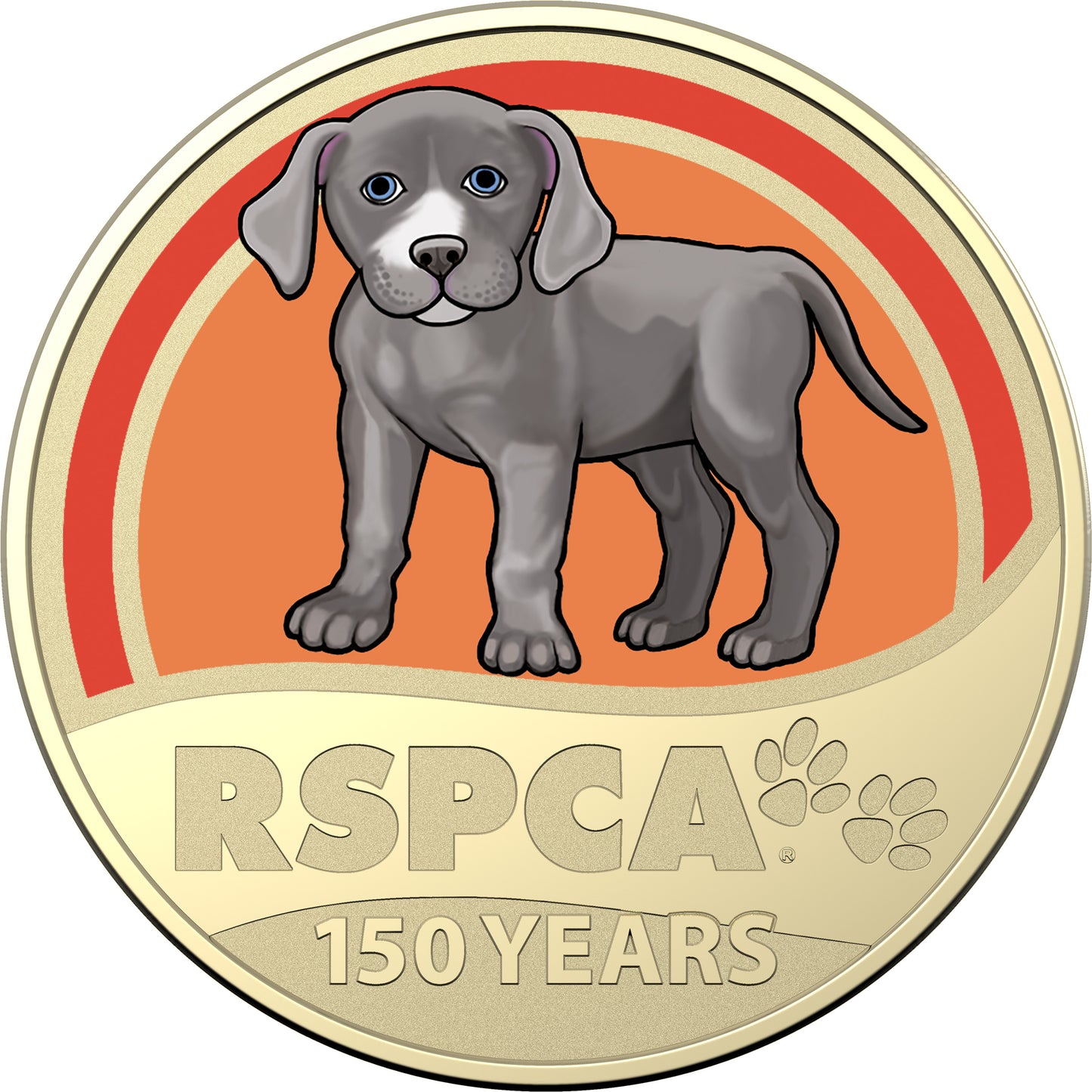 2021 $1 150th Anniversary of The RSPCA Coloured Uncirculated 8 Coin Box Set