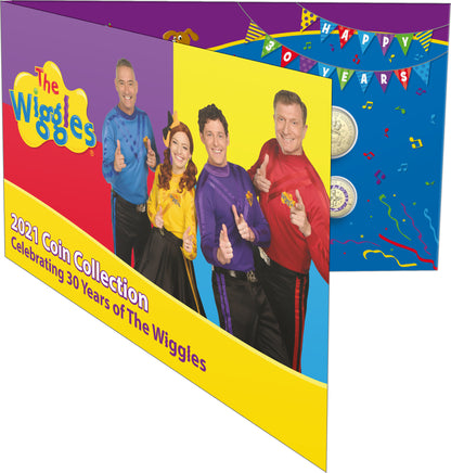 2021 30 Years of The Wiggles Coloured Uncirculated 6 Coin Set