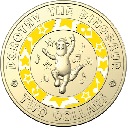 2021 30 Years of The Wiggles Coloured Uncirculated 6 Coin Set