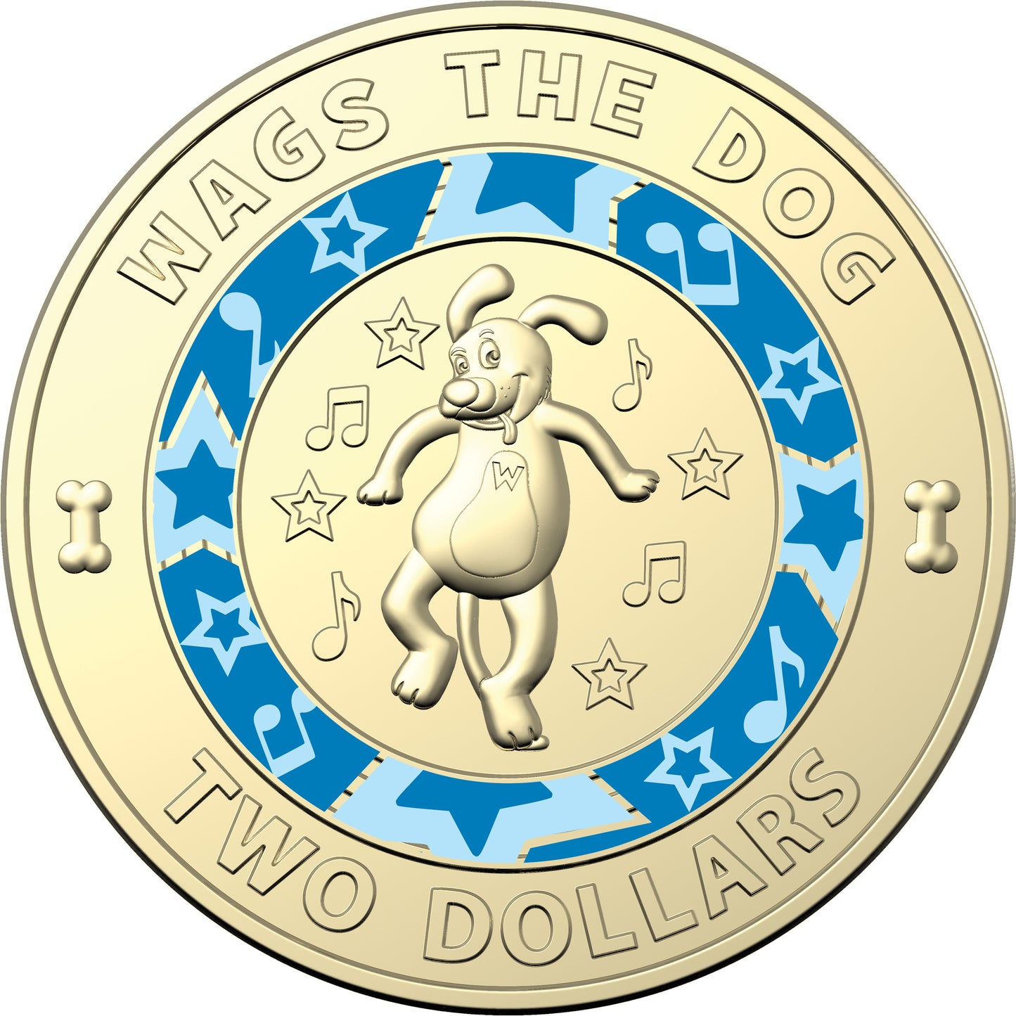 2021 30 Years of The Wiggles Coloured Uncirculated 6 Coin Set