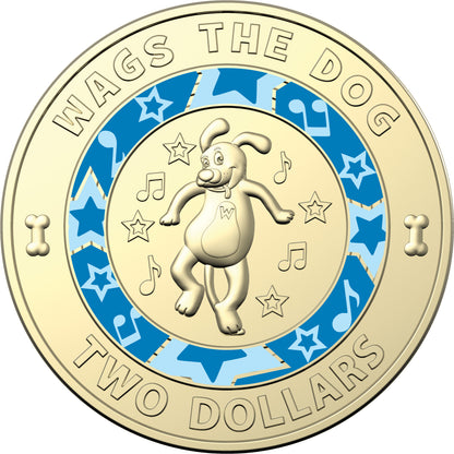 2021 30 Years of The Wiggles Coloured Uncirculated 6 Coin Set