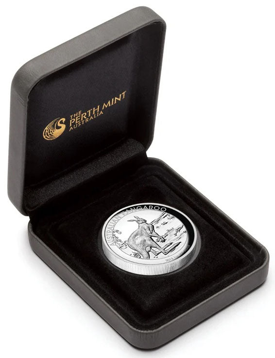 2013 $1 Australian Kangaroo 1oz Silver High Relief Proof Coin