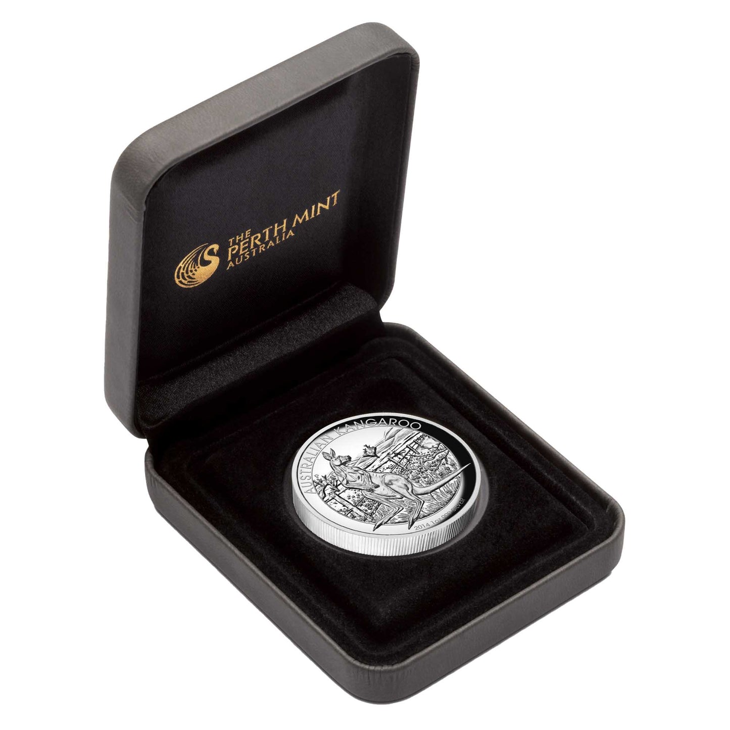 2014 $1 Australian Kangaroo 1oz Silver High Relief Proof Coin