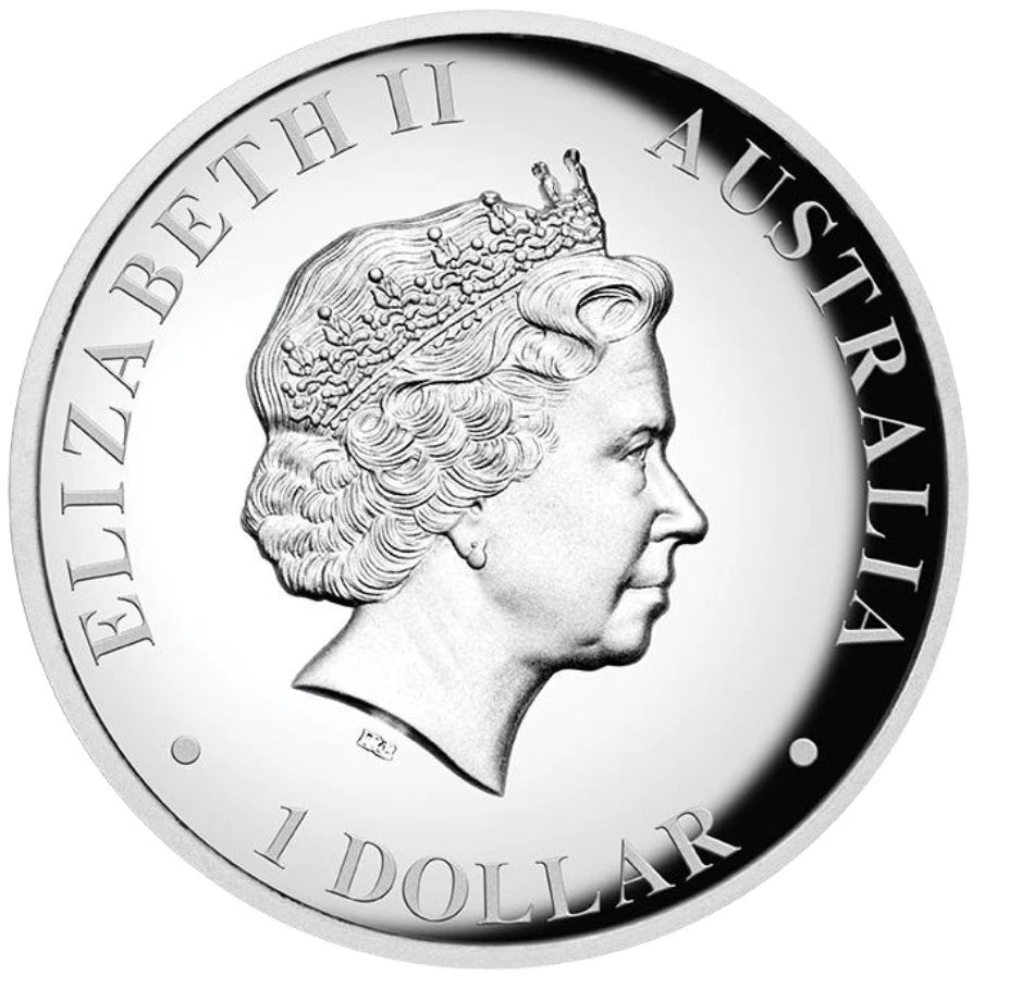 2016 $1 Australian Kangaroo 1oz Silver High Relief Proof Coin