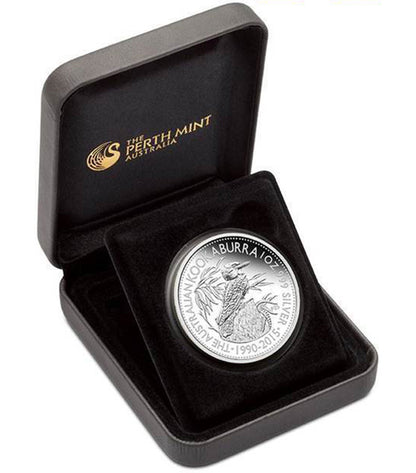 2015 $1 WMF Berlin 25th Anniversary Australian Kookaburra 1oz Silver Proof Coin