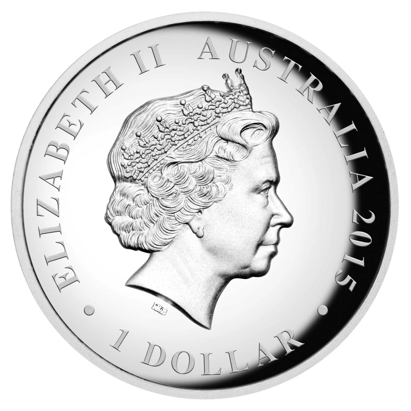 2015 $1 25th Anniversary Australian Kookaburra 1oz Silver High Relief Proof Coin