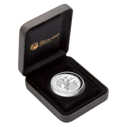 2015 $1 25th Anniversary Australian Kookaburra 1oz Silver High Relief Proof Coin
