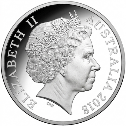 2018 $1 Kangaroo Series Seasons Change 1oz Silver Proof Coin