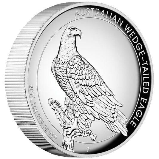 2016 $1 Australian Wedge-Tailed Eagle 1oz Silver High Relief Proof Coin