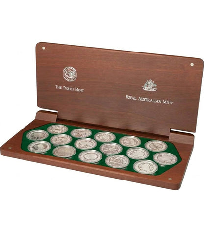 2000 $5 Sydney Olympic 1oz Silver Proof 16 Coin Set