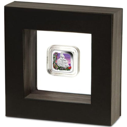 2013 $1 Australian Seasons Spring 1oz Silver Coloured Proof Square Shaped Coin