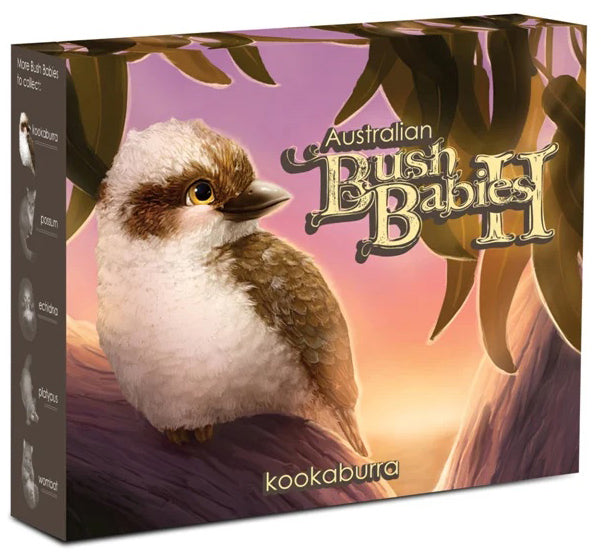 2012 50c Australian Bush Babies II Kookaburra 1/2oz Silver Coloured Proof Coin
