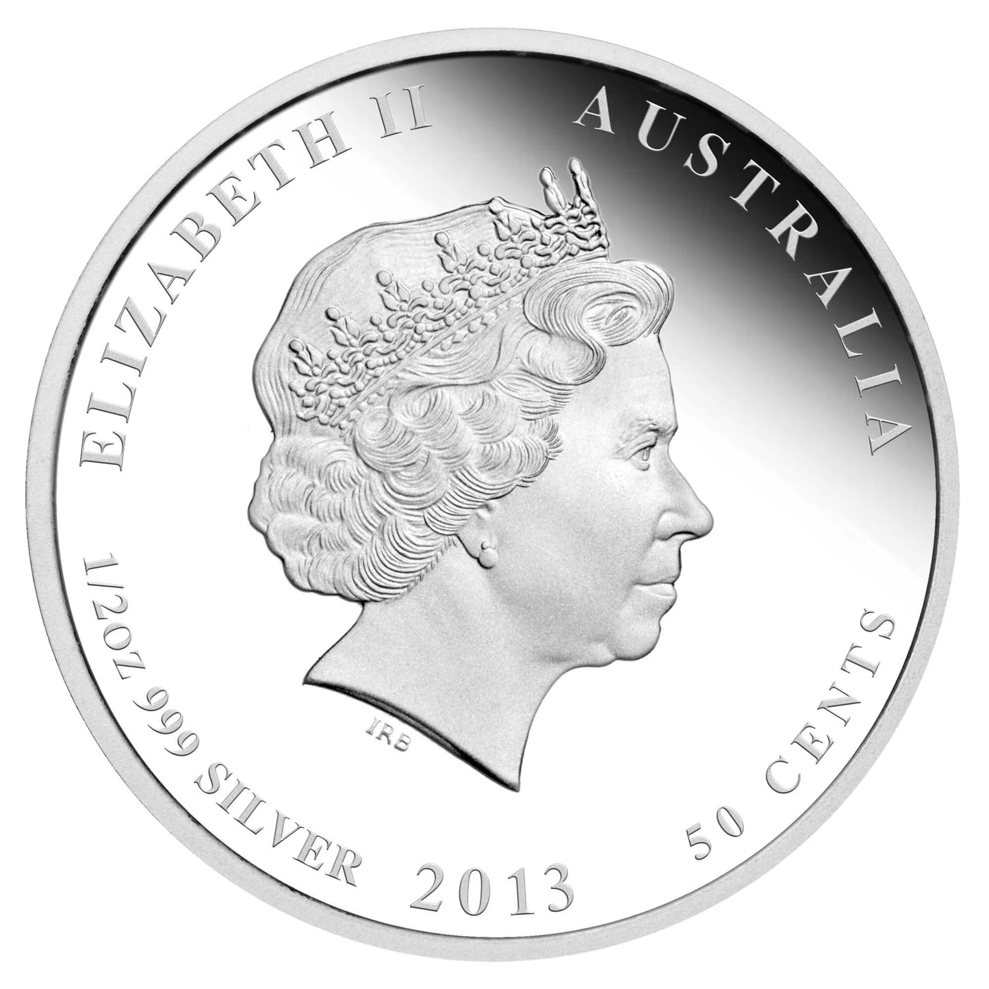 2013 50c Australian Bush Babies II Echidna 1/2oz Silver Coloured Proof Coin