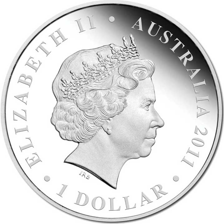2011 $1 ANDA Sydney Celebrate Australia Greater Blue Mountains 1oz Silver Coloured Proof Coin