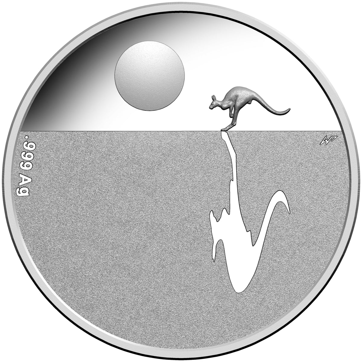 2013 $1 Kangaroo At Sunset Silver Proof Coin