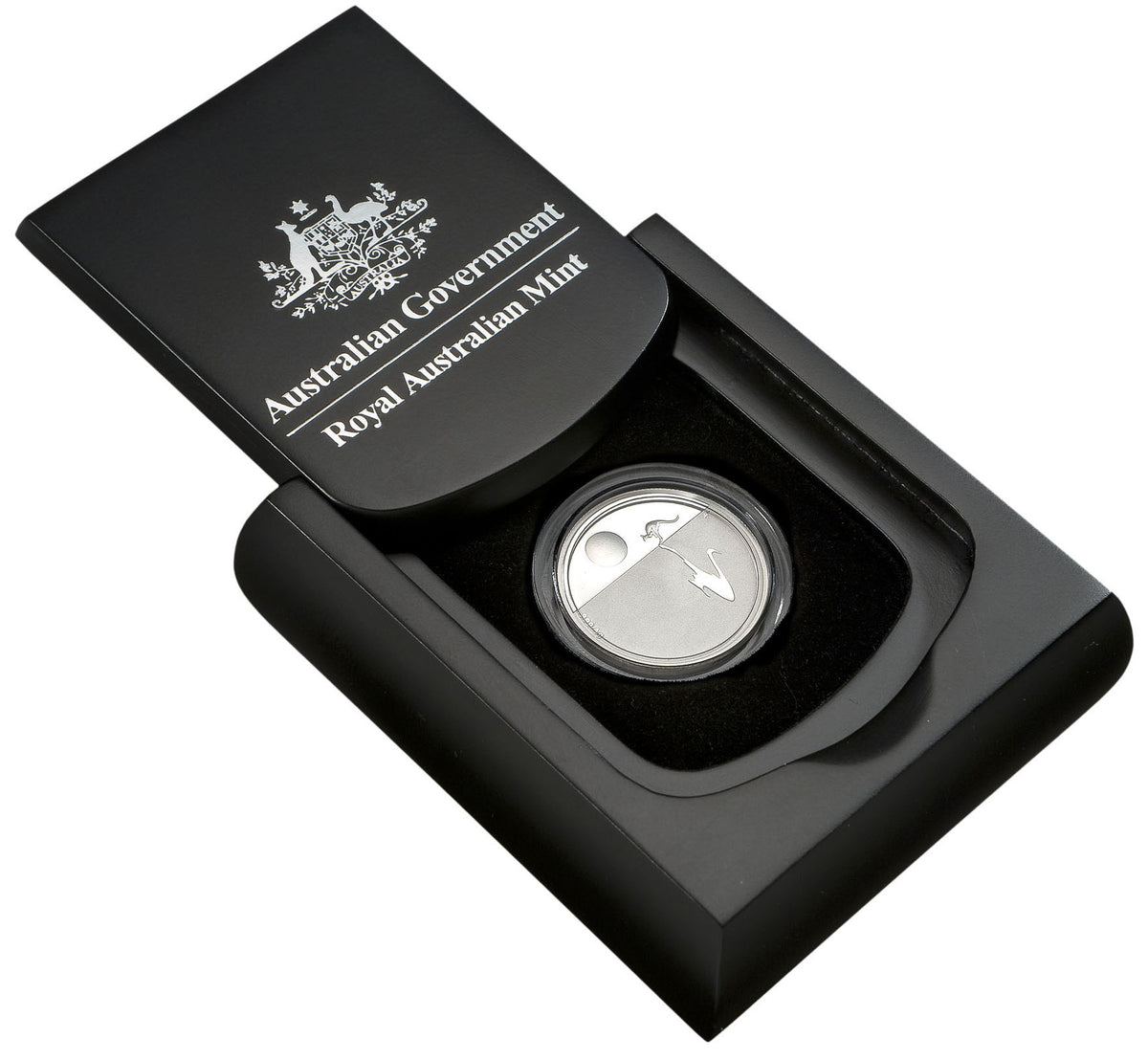 2013 $1 Kangaroo At Sunset Silver Proof Coin
