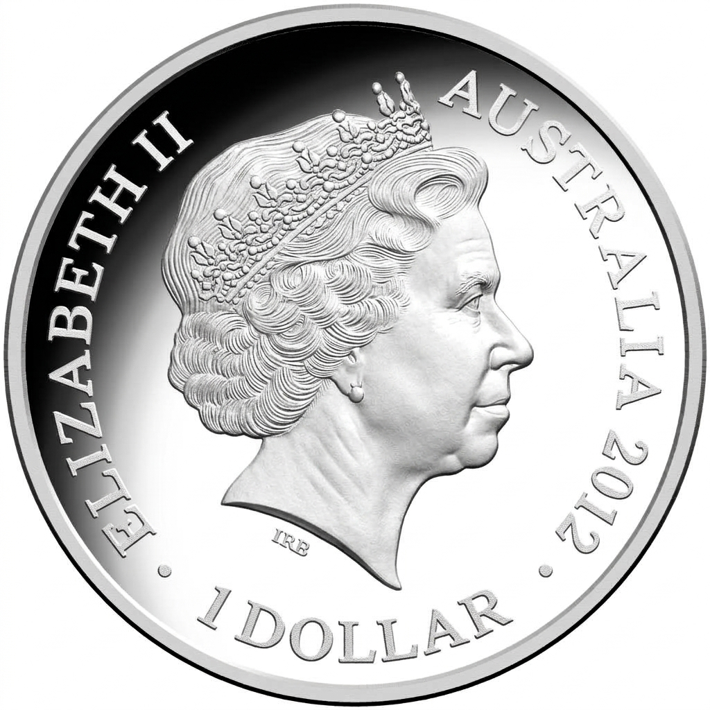 2012 $1 Kangaroo At Sunset Silver Proof Coin