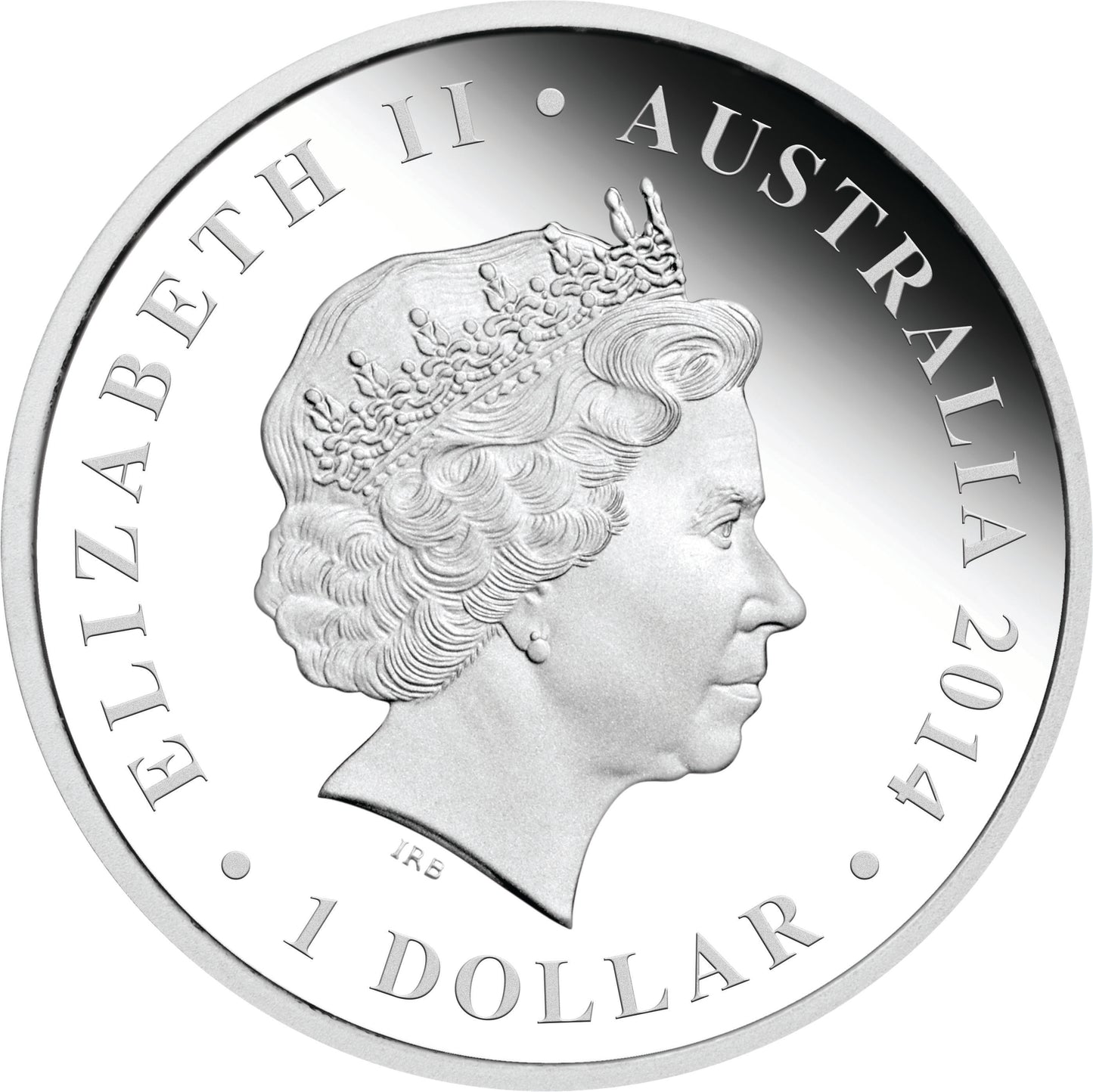 2014 $1 Banjo Paterson 1oz Silver Coloured Proof Coin