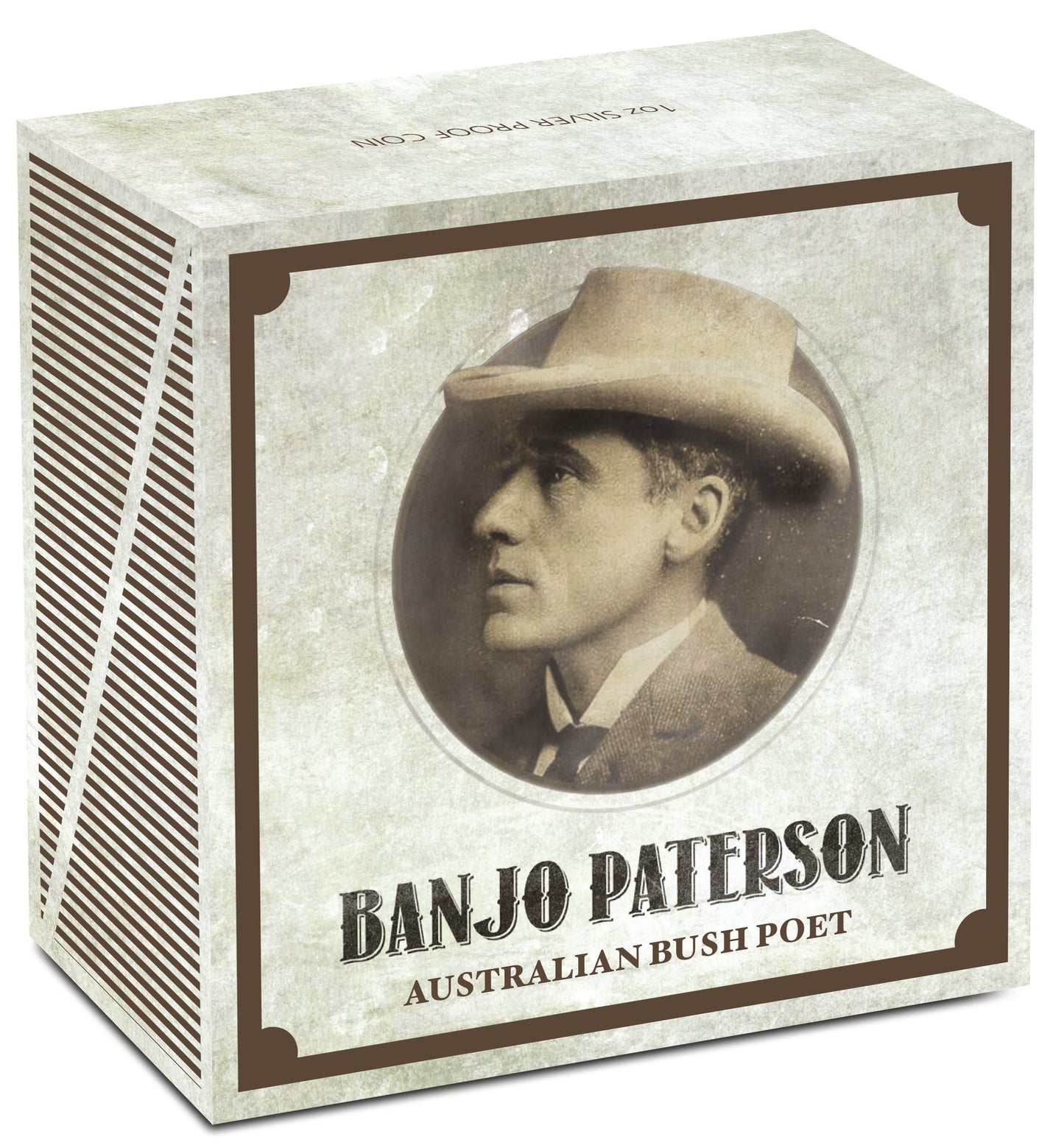 2014 $1 Banjo Paterson 1oz Silver Coloured Proof Coin