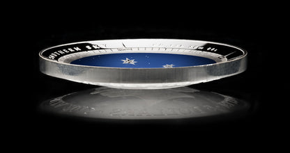 2012 $5 Southern Sky Crux 1oz Silver Coloured Proof Domed Coin