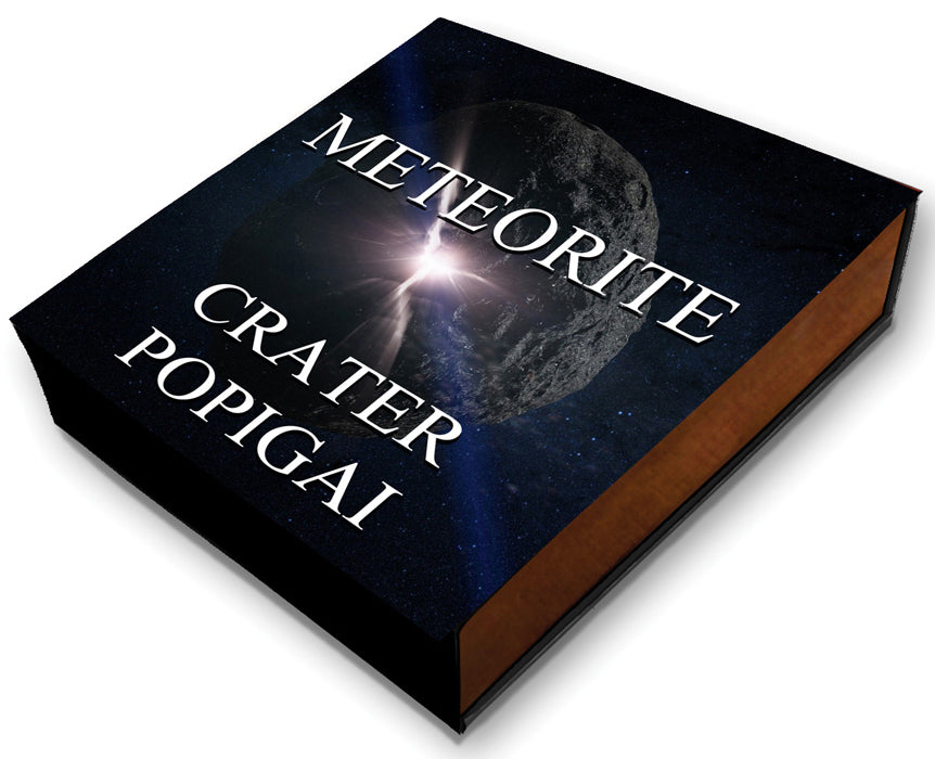 Niue 2016 $1 Meteorite Crater Popigai 1oz Silver Antiqued Coin