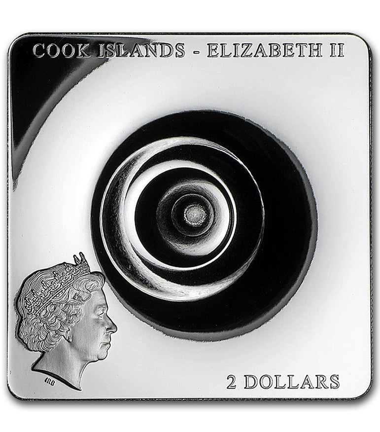 Cook Islands 2015 $2 Space-Time Continuum 1/2oz Silver Coin