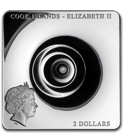 Cook Islands 2015 $2 Space-Time Continuum 1/2oz Silver Coin