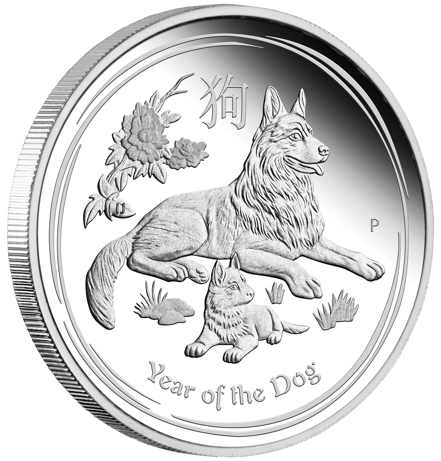 2018 50c Lunar Year of The Dog 1/2oz Silver Proof Coin