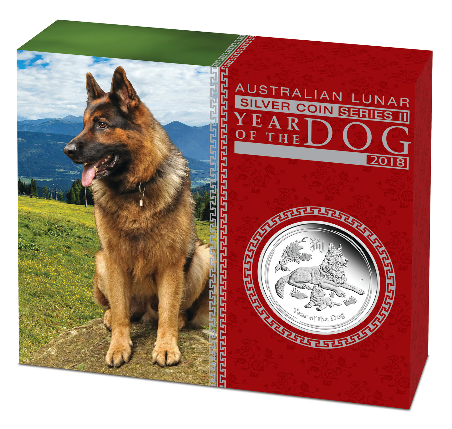 2018 50c Lunar Year of The Dog 1/2oz Silver Proof Coin