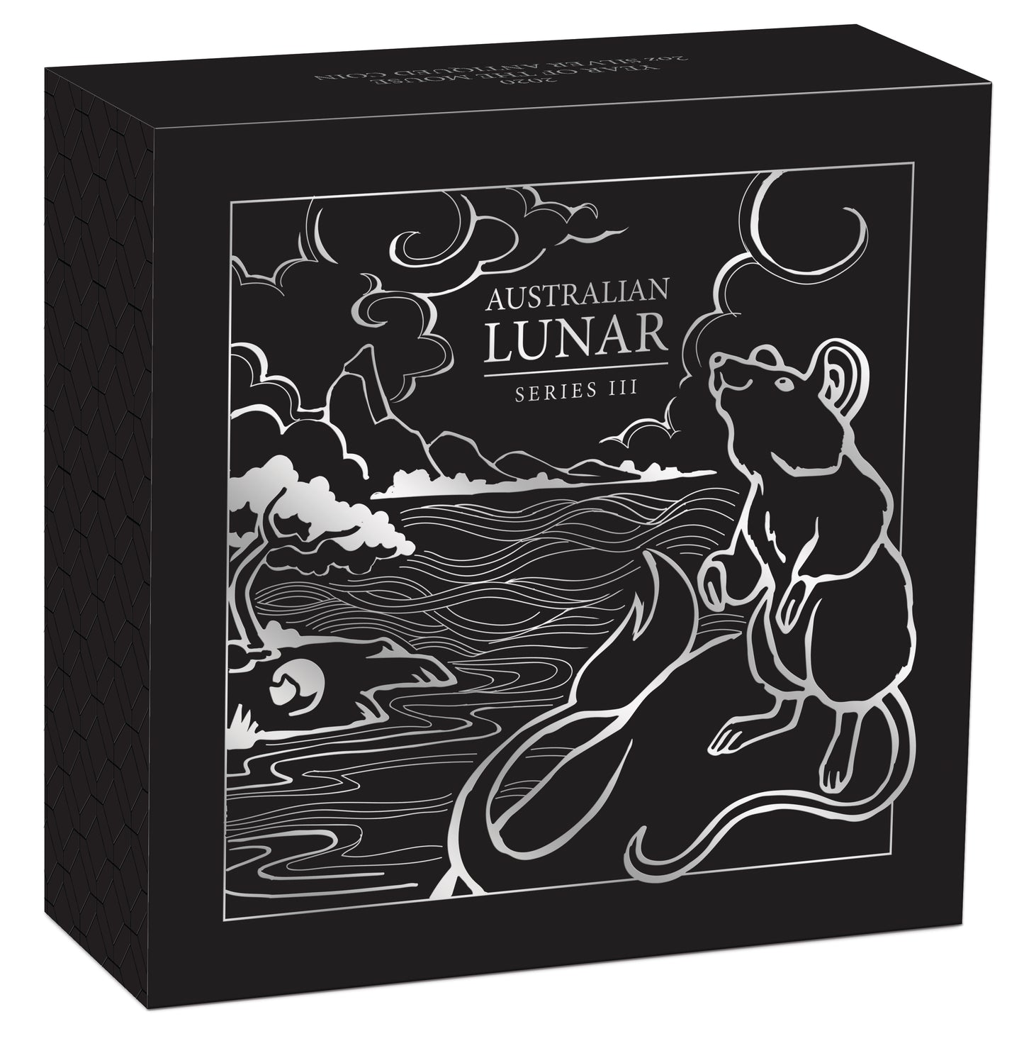 2020 $2 Lunar Year of The Mouse 2oz Silver Antiqued Coin