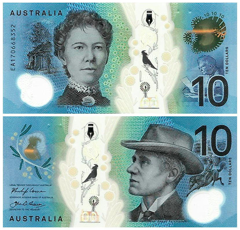 2017 $10 Next Generation Last Prefix EA17 Uncirculated Banknote
