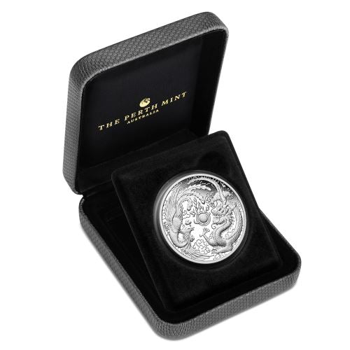2018 $1 Dragon & Phoenix 1oz Silver Proof Coin