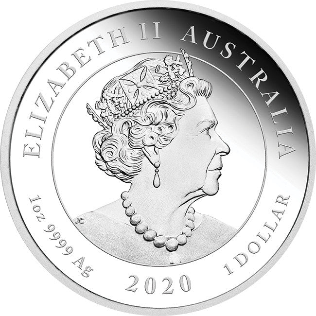 2020 $1 Double Dragon 1oz Silver Proof Coin