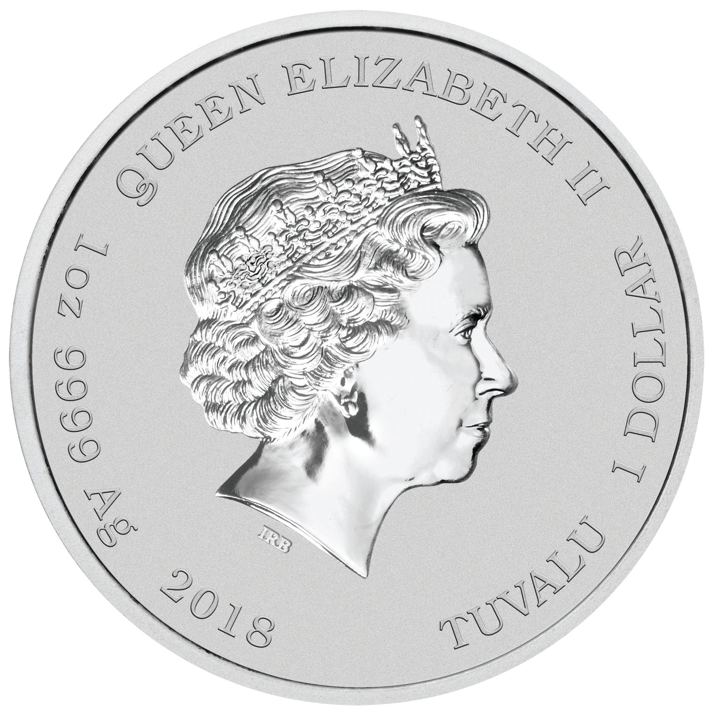 Tuvalu 2018 $1 Money Toad 1oz Silver Gilded Coin