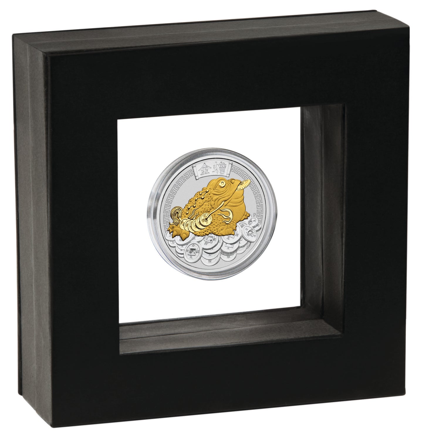 Tuvalu 2018 $1 Money Toad 1oz Silver Gilded Coin